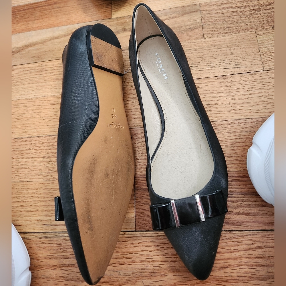 Coach ballet flats pointed toe